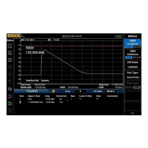 Анализатор спектра RIGOL DSA710 Превью 5
