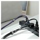 Органайзер для кабеля Baseus Colourful Circle Velcro strap, чорний, 300 см, стрічка-липучка, #ACMGT-F01 Прев'ю 3