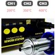 Паяльна станція термоповітряна Mechanic 861DS, компресорна Прев'ю 3