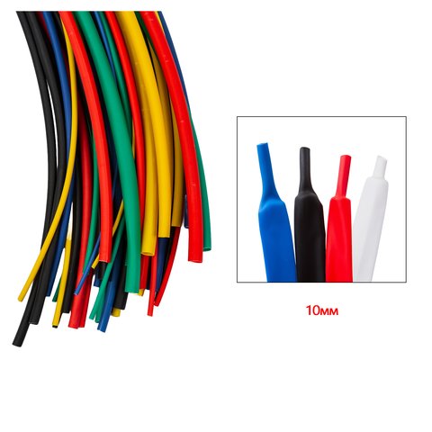 Heat Shrink Tube, (1 m, 10 mm, black) Preview 1