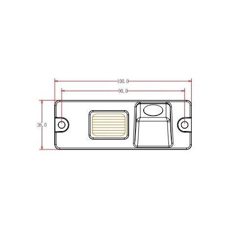 Car Rear View Camera for Mitsubishi Pajero Preview 4