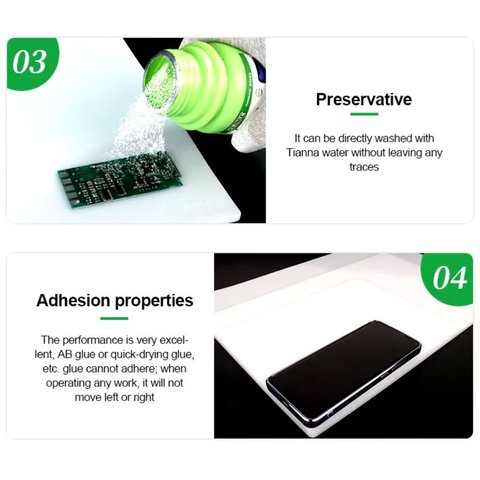 Alfombrilla aislante RELIFE RL-170B, de silicona, 230 mm, 350 mm, 500 °C Vista previa  5