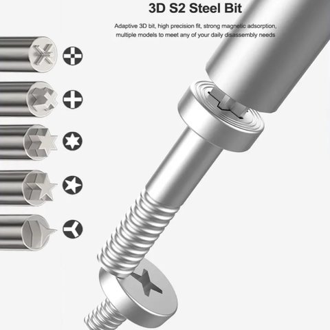 Destornillador de estría RELIFE RL-726 3D/*0.8, Pentalobe Vista previa  5