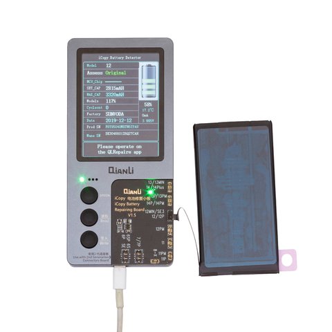 Batería puede usarse con iPhone 12, iPhone 12 Pro, Li-ion, 3.83 V , 2815 mAh, sin mensaje de error, (A2479), genuine IC Vista previa  1