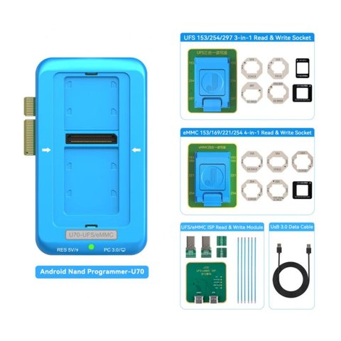 JCID U70 Gen 2 UFS Programmer Vista previa  1