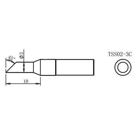 Паяльне жало Quick TSS02-3C Прев'ю 2