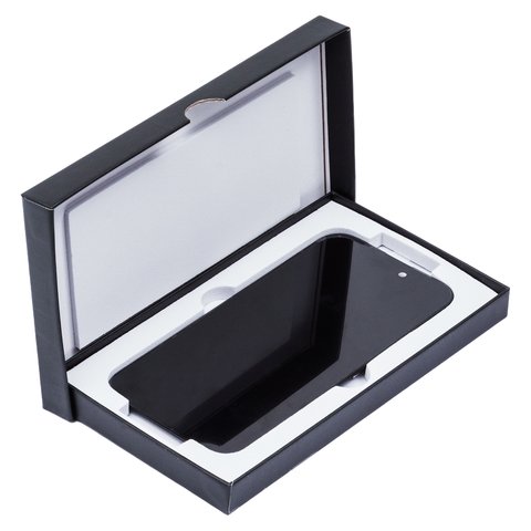 Дисплей для iPhone 15, чорний, з рамкою, High Copy, без мікросхеми, (OLED), GX OEM hard Прев'ю 2