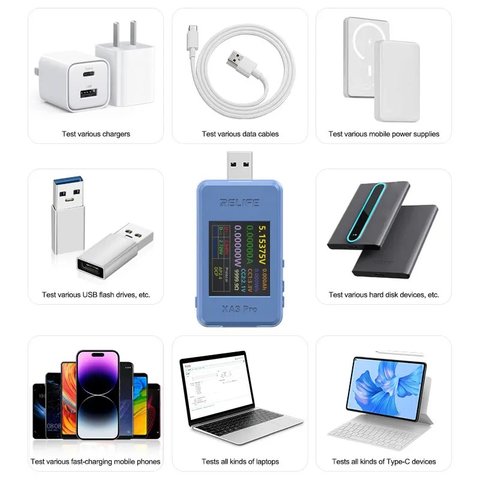 USB-тестер RELIFE XA3 Pro Превью 7