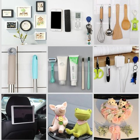 Двостороння нано-стрічка Ivy Grip, силікон, 1 м, 20 мм, 2 мм, прозора, багаторазова Прев'ю 5