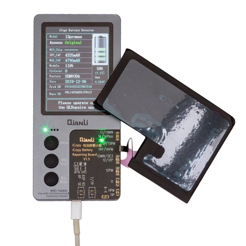 Аккумулятор для iPhone 13 Pro Max, Li-ion, 3,85 B, 4780 мАч, повышенная ёмкость, без ошибки, (A2653), genuine IC Превью 1