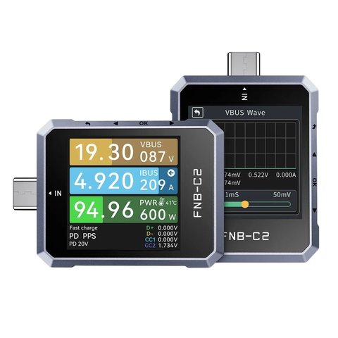 USB-тестер FNIRSI FNB-C2 Превью 2