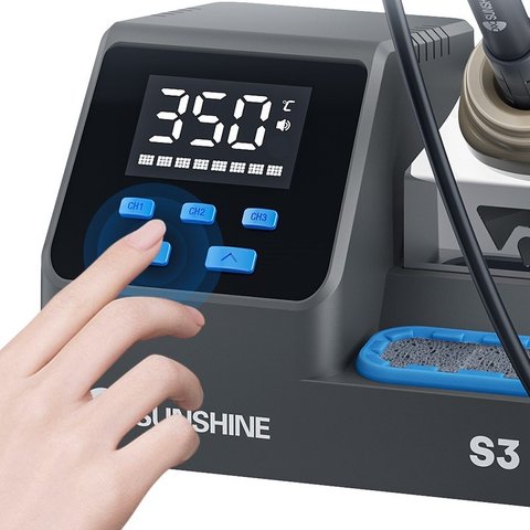 Паяльная станция Sunshine S3 210, цифровая, 60 Вт Превью 4