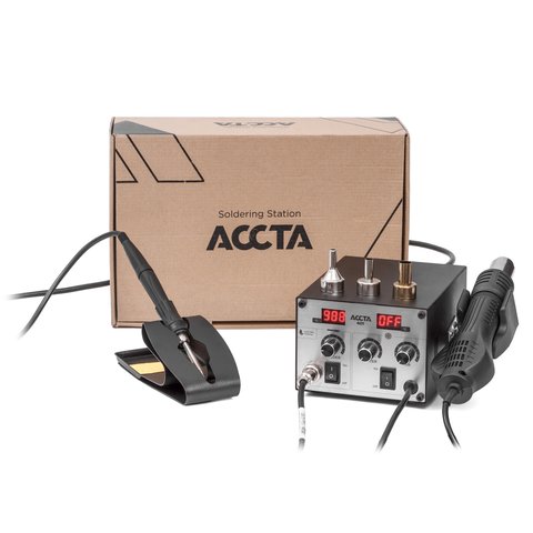 Термоповітряна паяльна станція Accta 401L Прев'ю 13