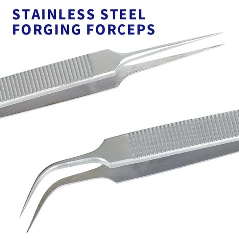 Пинцет монтажный Mechanic Ask-15, изогнутый Превью 2