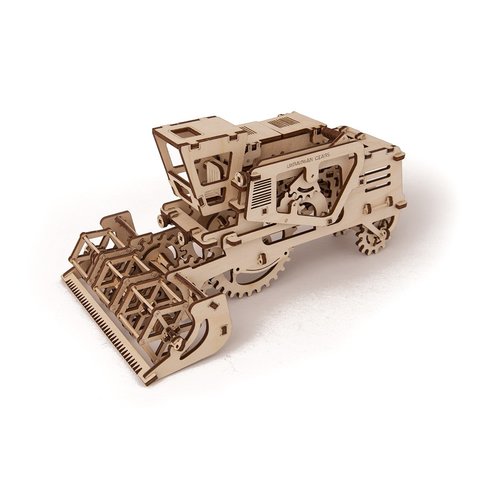 Механический 3D-пазл UGEARS Комбайн Превью 1